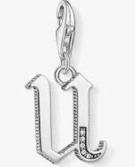 Thomas Sabo Sterling Silver Initial Letter Charm