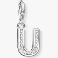 Thomas Sabo Sterling Silver CZ Initial / Letter Charm