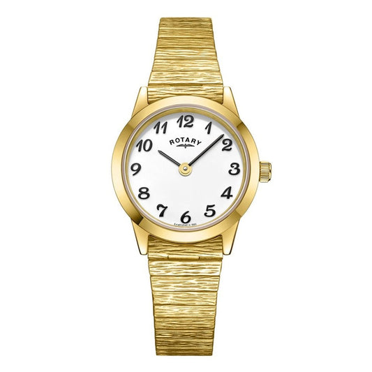 Rotary Ladies Heritage Altera Gold Plated Stainless Steel Bracelet Watch