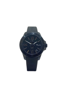 Thomas Sabo Rebel at Heart Black Silicone Strap Watch WA0021X £319.00
