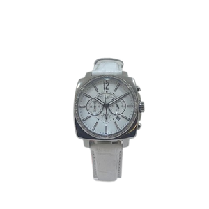 Thomas Sabo Rebel at Heart Stainless Steel Watch on White Leather Strap WA0084 £359