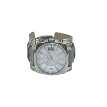 Load image into Gallery viewer, Thomas Sabo CZ Set Watch on Silver Leather Cuff Strap WA0086 £339
