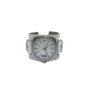 Thomas Sabo CZ Set Watch on White Leather Cuff Strap WA0087 £359
