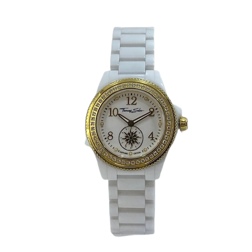 Thomas Sabo Glam & Chic White S/Steel Ceramic Watch WA0170 £359