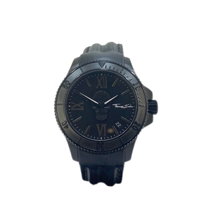 Thomas Sabo Rebel Icon Black Watch Leather Strap Watch WA0278 £259