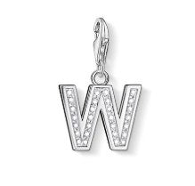 Thomas Sabo Sterling Silver CZ Initial / Letter Charm