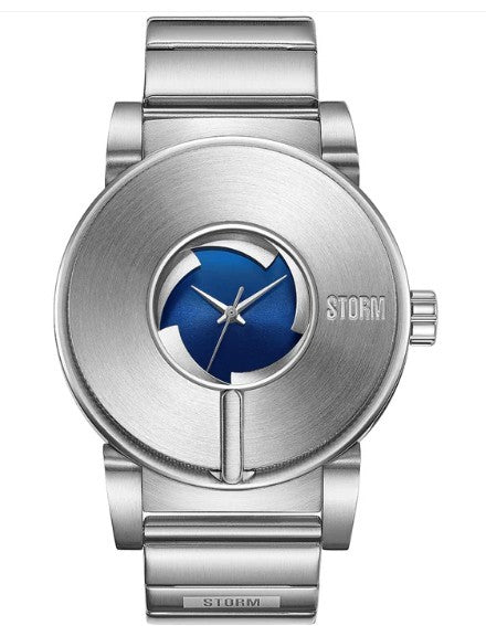 STORM Camera Motion V7 Lazer Blue Stainless Steel Bracelet Watch