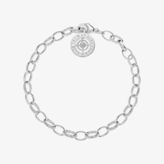Thomas Sabo Sterling Silver Diamond Set Charm Club Bracelet