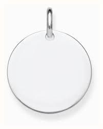 Thomas Sabo Sterling Silver Small Disc Pendant