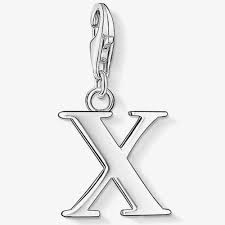 Thomas Sabo Sterling Silver Letter X charm Ref 0198 £29