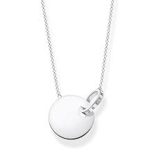 KE1947 Thomas Sabo Sterling Silver Coin Together Necklace