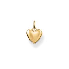 Thomas Sabo 18k Gold plated Sterling Silver heart pendant