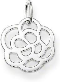 Thomas Sabo Sterling Silver Large Flower Pendant