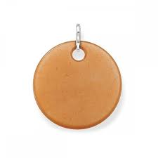 Thomas Sabo Large Aventurine Disc pendant