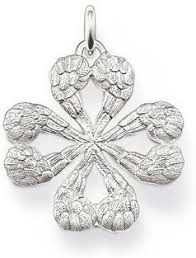 Thomas Sabo Large Winged Four Leaf Clover Pendant