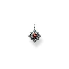 Thomas Sabo Silver with Brown CZ and Marcasite pendant