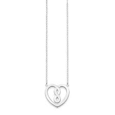 Thomas Sabo Sterling Silver Glam and Soul Infinity Heart Necklace
