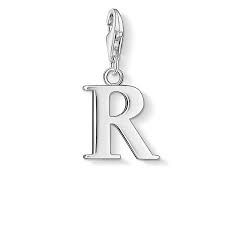 Thomas Sabo Sterling Silver Letter R charm Ref 0192 £29