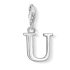 Thomas Sabo Sterling Silver Letter U charm Ref 0195 £29