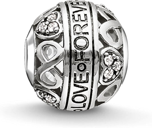 Thomas Sabo Karma Sterling Silver Forever Love charm bead