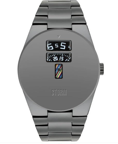STORM Oston IP Matt Grey Stainless Steel Bracelet Watch