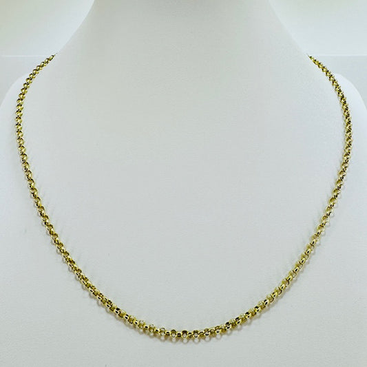 9ct Yellow Gold 18'' Belcher Chain Pre Loved
