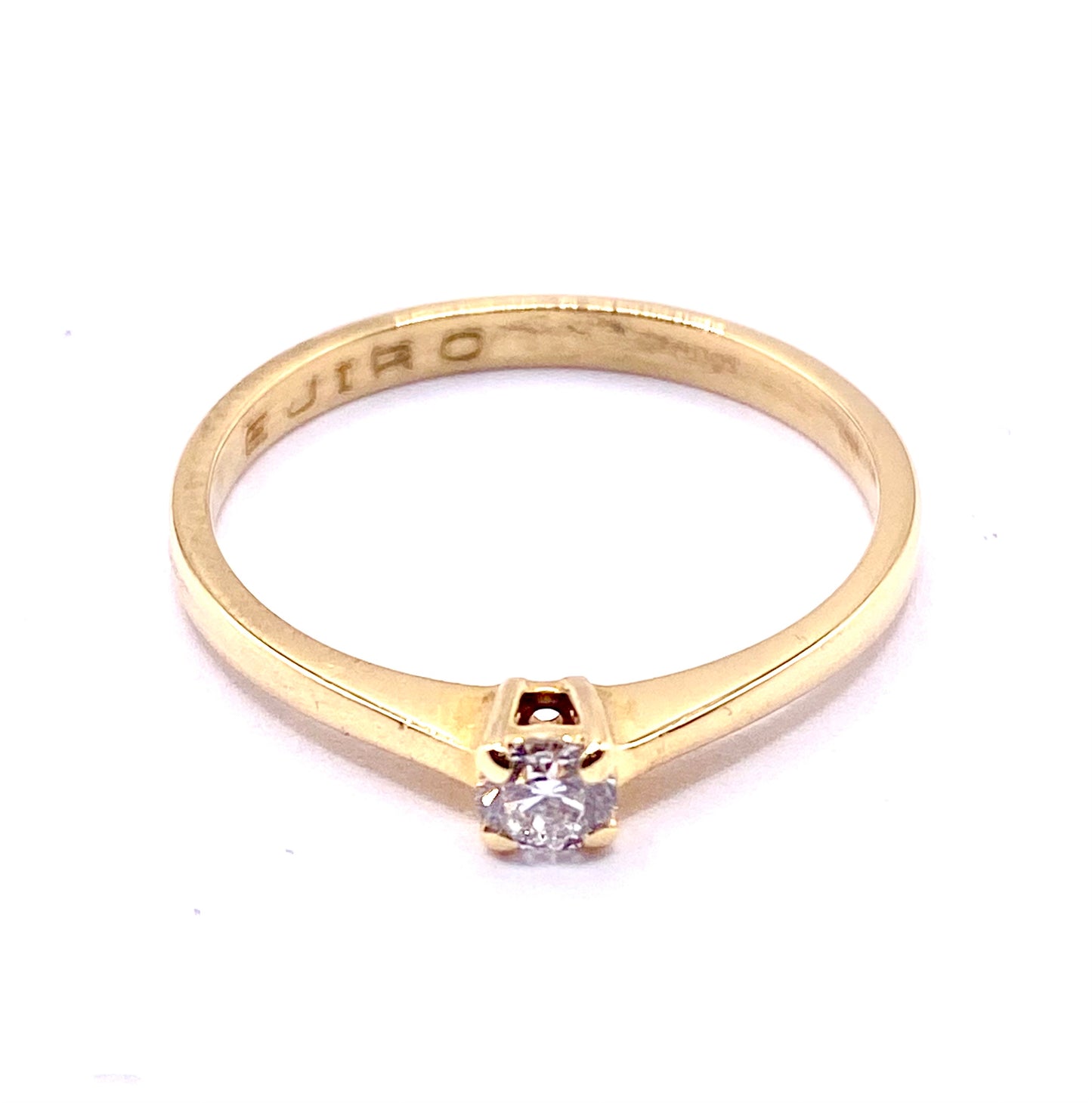 18ct Yellow Gold Diamond Ring Pre Loved