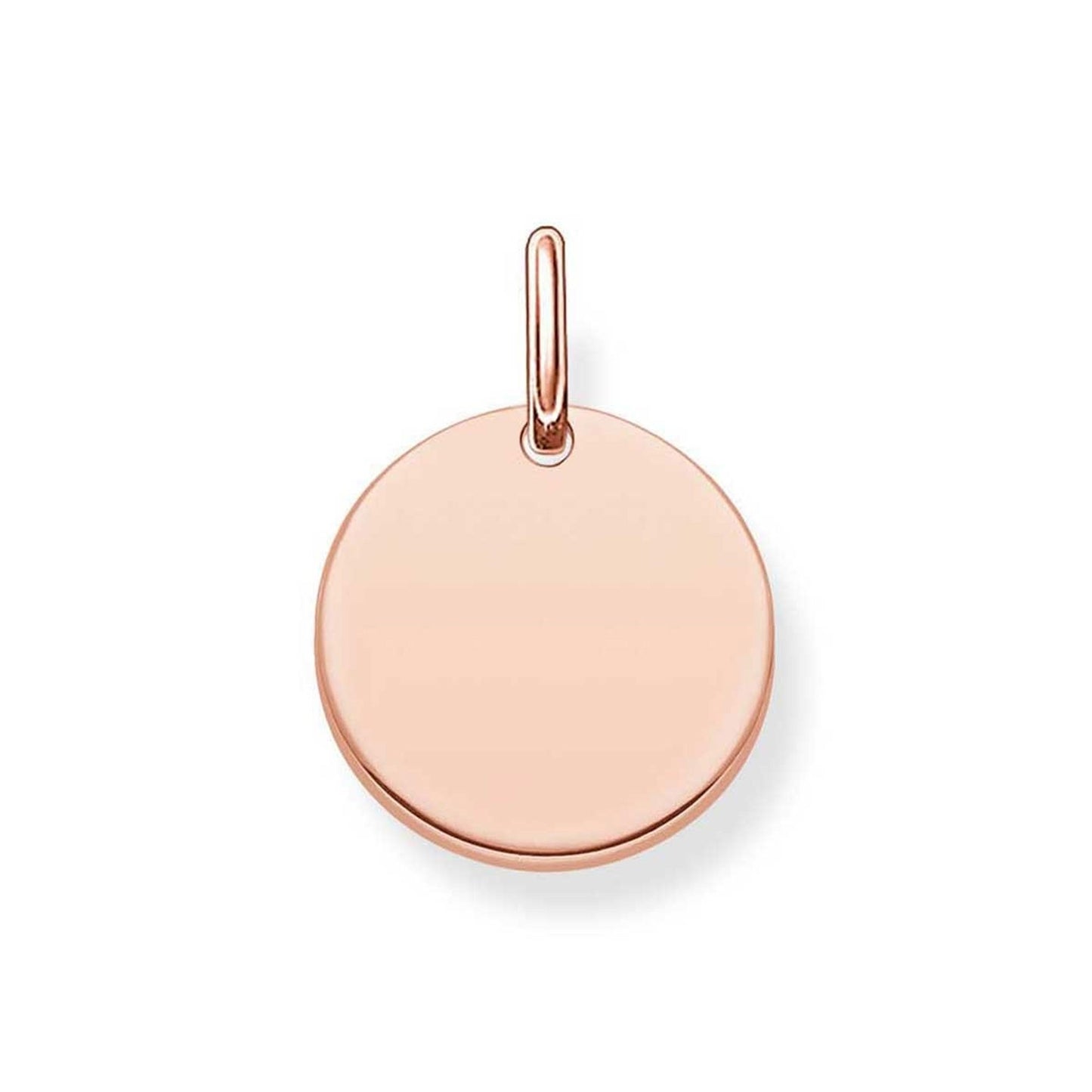 Thomas Sabo 18ct Rose Gold Plated Sterling Silver Disc pendant
