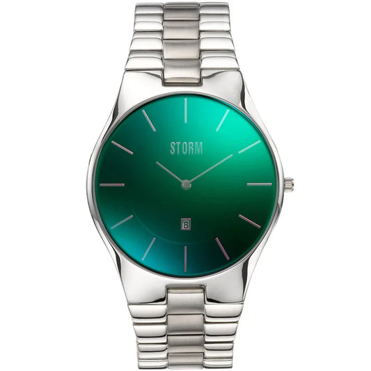 Storm Gts Slim-X XL Green round face with calendar S/S Bracelet watch