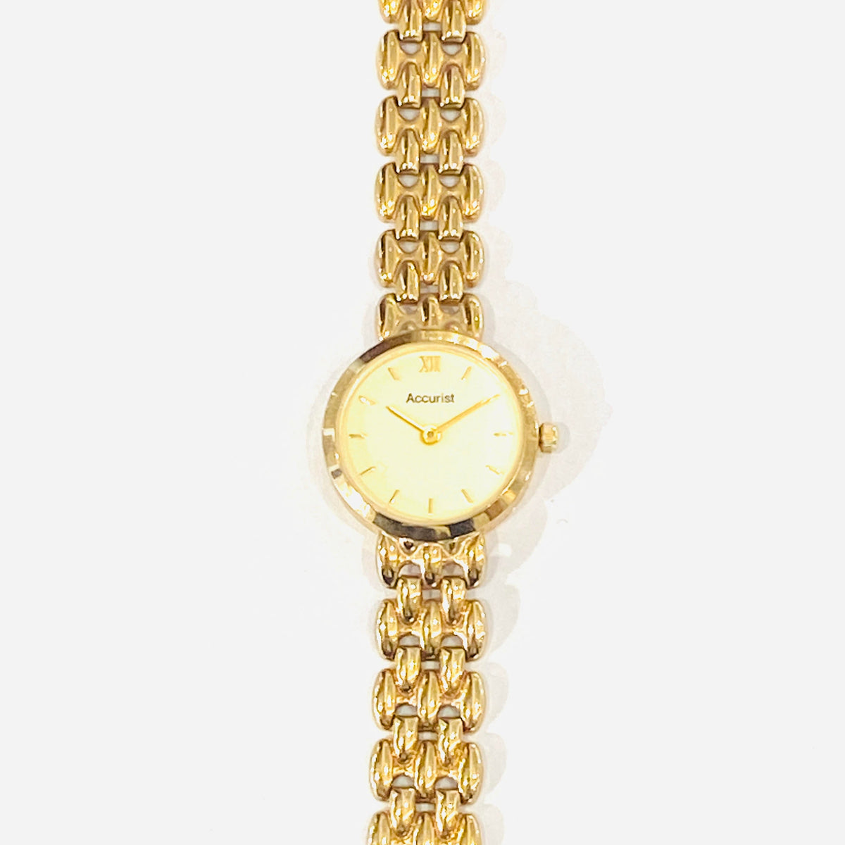 Accurist 9ct Yellow Gold Bracelet Watch