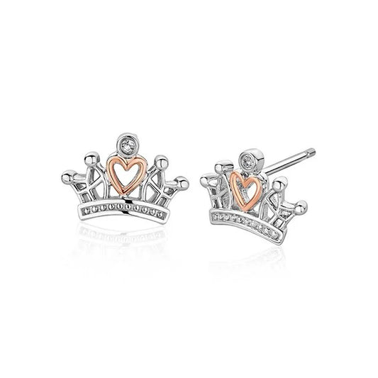 3SJMC0451 Clogau Julien Macdonald Platinum Jubilee x Clogau Crown Stud Earrings