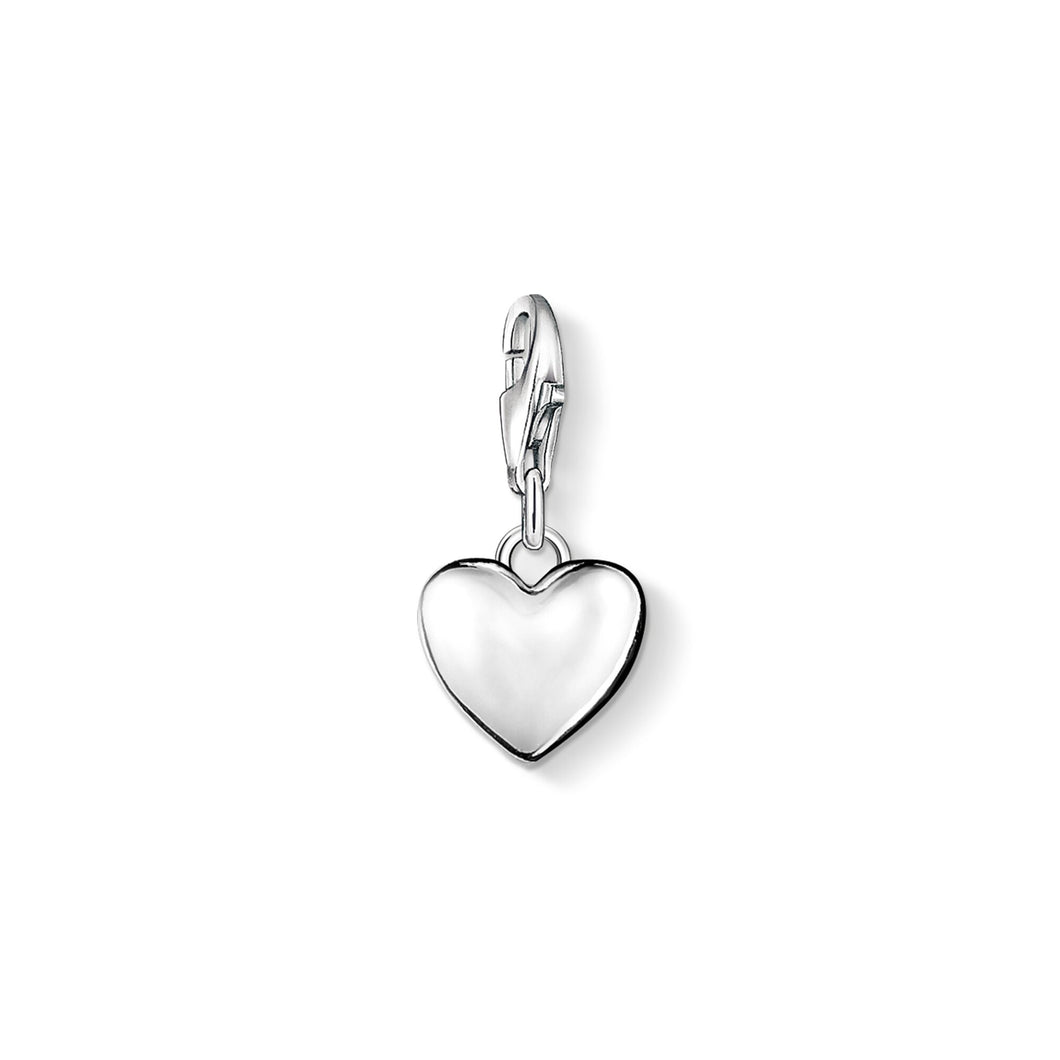Thomas Sabo Sterling Silver Plain Heart Charm ref 0913-001-12
