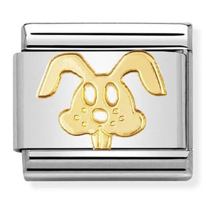 Nomination CLASSIC Gold Rabbit Head Charm