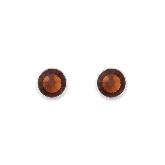 Coeur de Lion Red Bronze Stainless Steel stud earrings 0042/21-1100