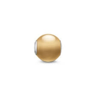 Thomas Sabo Sterling Silver Natural Agate Karma Bead charm ref K0044-130-16