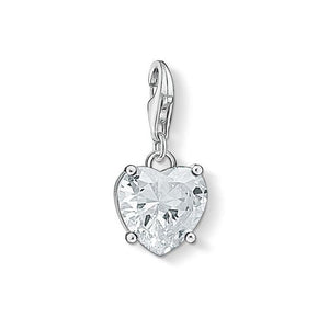 Thomas Sabo Sterling Silver CZ Heart Charm ref 1567-051-14