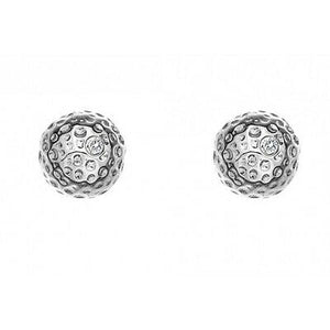 Hot Diamonds Sterling Silver Hammered Ball Stud Earrings DE421