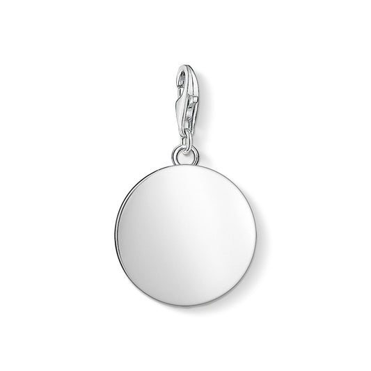 Thomas Sabo Sterling Silver Plain Round Disc charm ref 1636-001-21