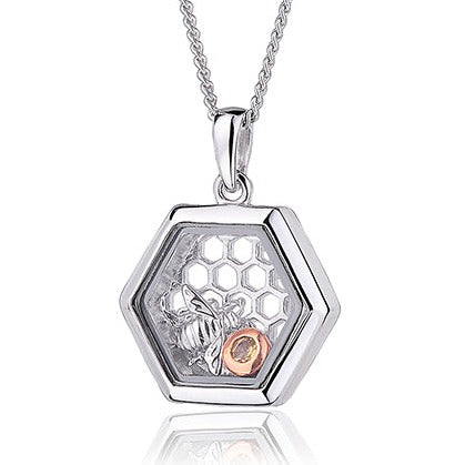 3SICLP11 Clogau Honey Bee Inner Charm Pendant