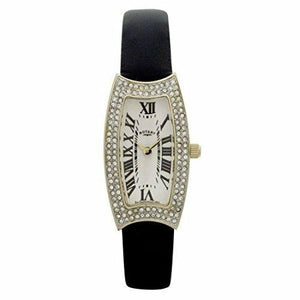 Rotary Ladies Stone Set Cocktail Watch on Leather strap Ref LS02427/01