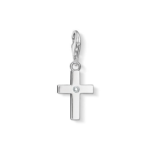 Thomas Sabo Sterling Silver CZ set Cross Charm Ref 0366 £29