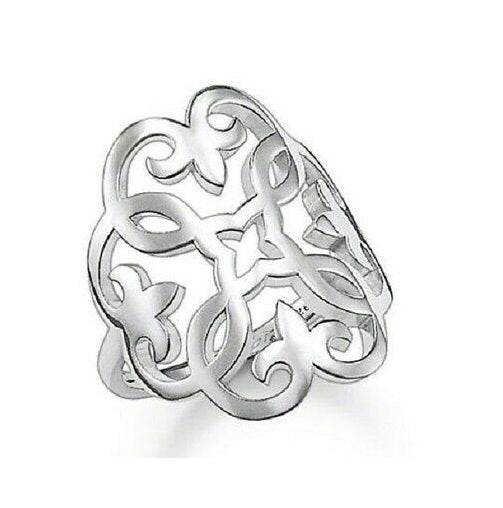 Thomas Sabo  Sterling Silver Glam & Soul Ring  Size 54 ref TR1988-001-12-54