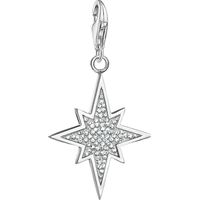 Thomas Sabo Sterling Silver CZ set Star Charm ref 1540-051-14