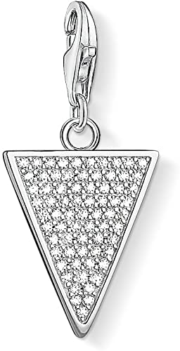 Thomas Sabo Sterling Silver CZ  set Triangular charm ref 1580-051-14