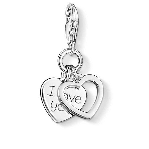 Thomas Sabo Sterling Silver I Love You Heart charm Ref 0852 £39