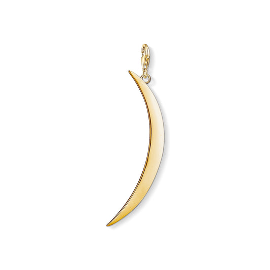 Thomas Sabo Sterling Silver gold plated Moon charm ref Y0004-413-39