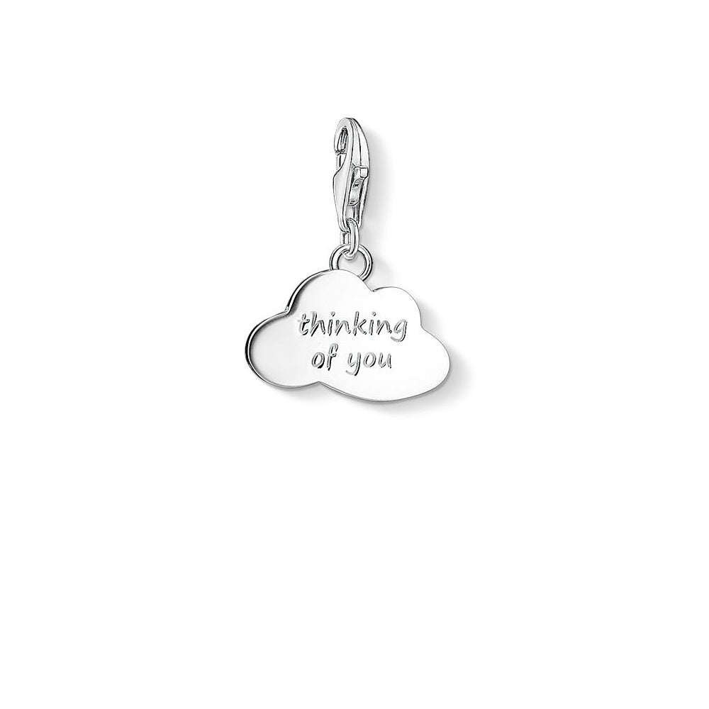 Thomas Sabo Sterling Silver Thinking of you cloud charm ref 1364-001-12