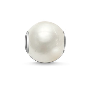 Thomas Sabo Karma white pearl bead charm ref K0004-082-14
