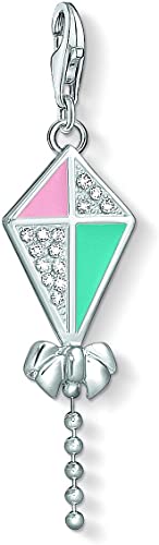 Thomas Sabo Sterling Silver Enamel and CZ set Kite charm ref 1404-041-7