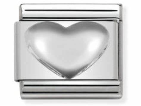 330106/01 Nomination Silver shine Heart charm